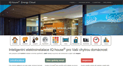 Desktop Screenshot of iqhouse.cz